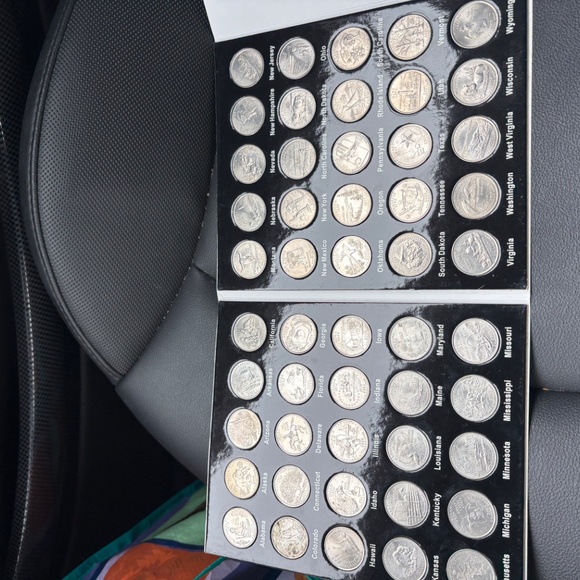 3 Full Sets of 50 State Quarter Collections with Book Holder - Picture 13 of 13